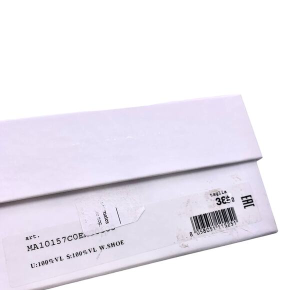 Moschino Couture Croc Embossed Leather M Slingback Pointed Heels Pink Gold 38.5 - Picture 13 of 13